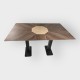 Table Restaurant Cafe Bar Et Horeca - RIGA-P800-70x120 + A400 - 12mm